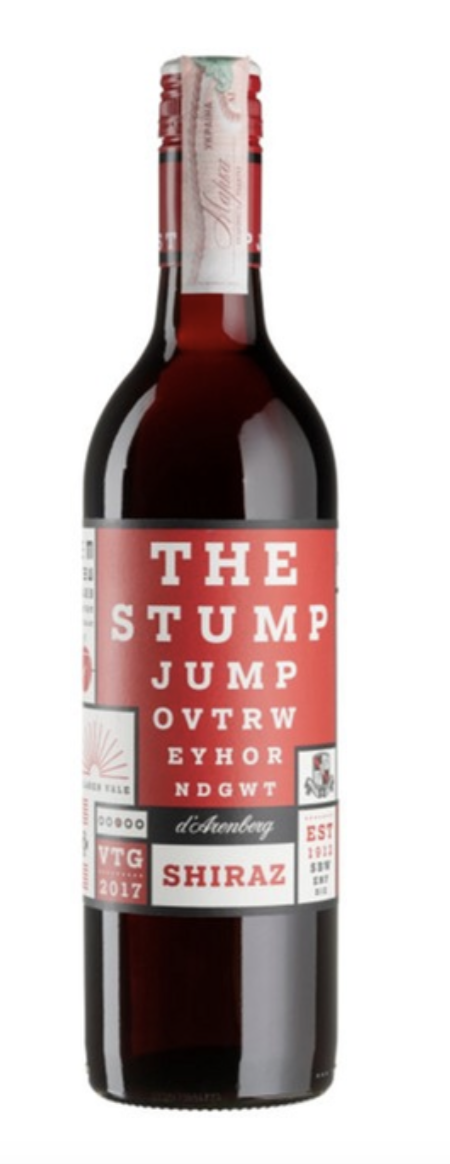 Вино d'Arenberg The Stump Jump Shiraz сухе червоне 13.5% 0.75 л
